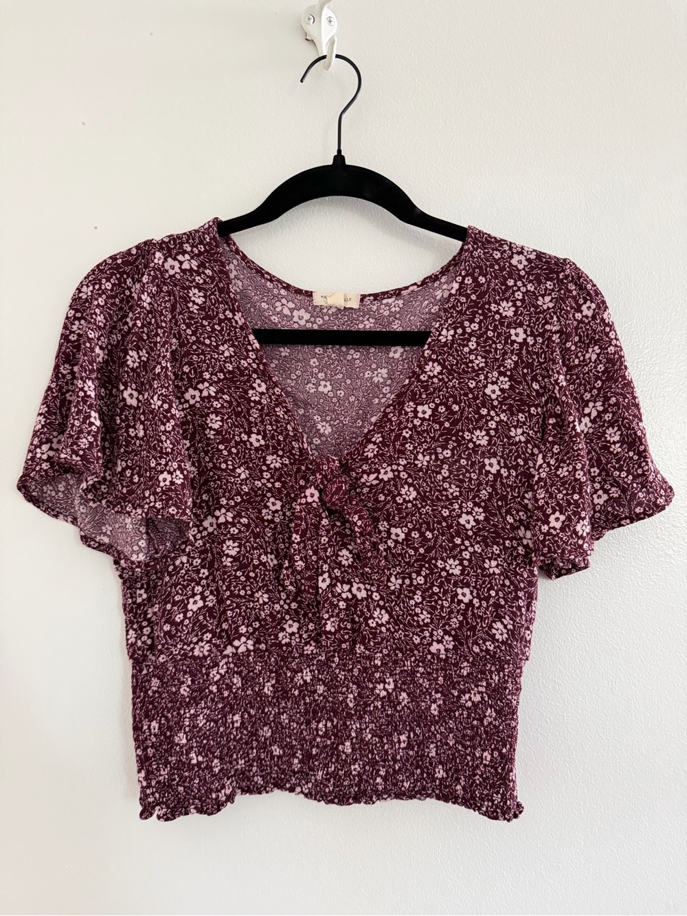 Athena Smocked Crop Top